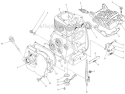 Engine Assembly Diagram and Parts List for 62025 8000001-8999999 Toro Generator