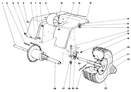 905 And 910 Rear Axle Assembly Diagram and Parts List for 57051 9000001 - 9999999 Toro Lawn Tractor