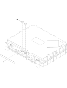 Battery Assembly No. 145-5320 Diagram and Parts List for 18752 400000000 - 414889586 Toro Lawn Tractor