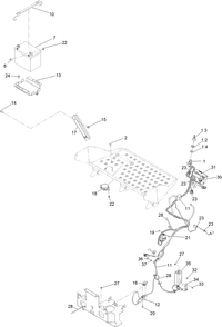 Part Location Diagram of 99-7421 Toro DISCONTINUED