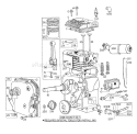Part Location Diagram of 391055 Tecumseh Muffler-Exhaust
