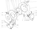 Blower Housing Assembly Diagram and Parts List for 62905 3000001-3999999 - 1973 Toro Leaf Blower / Vacuum