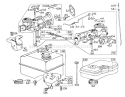 Carburetor Assembly Diagram and Parts List for 62905 3000001-3999999 - 1973 Toro Leaf Blower / Vacuum