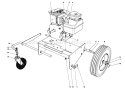 Engine Diagram and Parts List for 62912 0000001-0999999 - 1990 Toro Leaf Blower / Vacuum