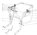 Control and Handle Assembly Diagram and Parts List for 62912 2000001-2999999 - 1992 Toro Leaf Blower / Vacuum