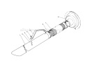Vacuum Hose Kit Diagram and Parts List for 62912 2000001-2999999 - 1982 Toro Leaf Blower / Vacuum