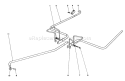 Hitch Kit Diagram and Parts List for 62923 4000001-4999999 - 1984 Toro Leaf Blower / Vacuum