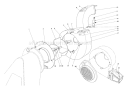 Blower Assembly Diagram and Parts List for 62923 4900001-4999999 - 1994 Toro Leaf Blower / Vacuum
