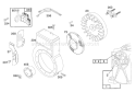 Page K Diagram and Parts List for 62923 4900001-4999999 - 1994 Toro Leaf Blower / Vacuum