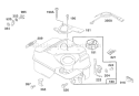 Page H Diagram and Parts List for 62923 4900001-4999999 - 1994 Toro Leaf Blower / Vacuum