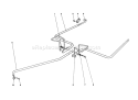 Hitch Kit Diagram and Parts List for 62923 5000001-5999999 - 1985 Toro Leaf Blower / Vacuum