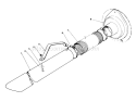 Vacuum Hose Kit Diagram and Parts List for 62912 6000001-6999999 - 1986 Toro Leaf Blower / Vacuum