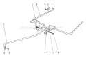 Hitch Kit Diagram and Parts List for 62923 7000001-7999999 - 1987 Toro Leaf Blower / Vacuum