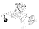 Engine Diagram and Parts List for 62923 8000001-8999999 - 1978 Toro Leaf Blower / Vacuum