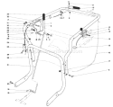 Handle Assembly Diagram and Parts List for 62912 9000001-9999999 - 1979 Toro Leaf Blower / Vacuum