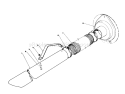 Vacuum Hose Kit Diagram and Parts List for 62923 8000001-8999999 - 1988 Toro Leaf Blower / Vacuum