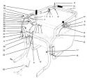 Control and Handle Assembly Diagram and Parts List for 62924 5900001-5999999 - 1995 Toro Leaf Blower / Vacuum