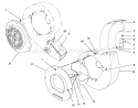 Blower Assembly Diagram and Parts List for 62924 6900001-6999999 - 1996 Toro Leaf Blower / Vacuum
