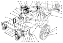 Engine & Base Assembly Diagram and Parts List for 62924 6900001-6999999 - 1996 Toro Leaf Blower / Vacuum