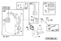 Page E Diagram and Parts List for 62924 6900001-6999999 - 1996 Toro Leaf Blower / Vacuum