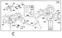 Page F Diagram and Parts List for 62924 6900001-6999999 - 1996 Toro Leaf Blower / Vacuum