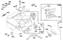 Page G Diagram and Parts List for 62924 6900001-6999999 - 1996 Toro Leaf Blower / Vacuum