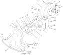 Snout And Blower Assembly Diagram and Parts List for 62925 210000001-210999999 - 2001 Toro Leaf Blower / Vacuum