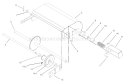 Traction Assembly Diagram and Parts List for 62925 210000001-210999999 - 2001 Toro Leaf Blower / Vacuum