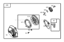 Starter Assembly Diagram and Parts List for 62925 240000001-240999999 - 2004 Toro Leaf Blower / Vacuum