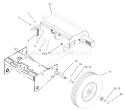 Traction and Wheel Assembly Diagram and Parts List for 62925 240000001-240999999 - 2004 Toro Leaf Blower / Vacuum