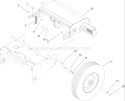 Traction and Wheel Assembly Diagram and Parts List for 62925 260000001-260999999 - 2006 Toro Leaf Blower / Vacuum