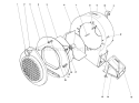 Blower Assembly Diagram and Parts List for 62933 3000001-3999999 - 1983 Toro Leaf Blower / Vacuum