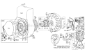 Rewind Starter Diagram and Parts List for 62933 4000001-4999999 - 1974 Toro Leaf Blower / Vacuum
