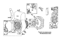 Engine Diagram and Parts List for 62933 6000001-6999999 - 1986 Toro Leaf Blower / Vacuum