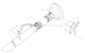 Blower Bagging Kit Diagram and Parts List for 62933 7000001-7999999 - 1977 Toro Leaf Blower / Vacuum