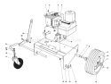 Engine And Base Assembly Diagram and Parts List for 62933 7000001-7999999 - 1987 Toro Leaf Blower / Vacuum