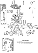 Engine Diagram and Parts List for 62933 7000001-7999999 - 1987 Toro Leaf Blower / Vacuum