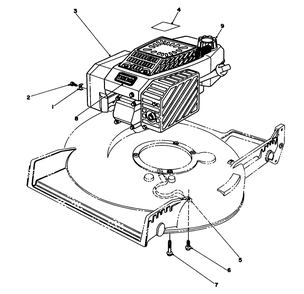 Engine Assembly Diagram and Parts List for 20107 2000001 - 2999999 Toro Lawn Mower