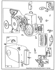 Part Location Diagram of 230738 Toro Trim-Blower Housing
