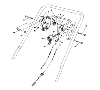 Traction Control Assembly Diagram and Parts List for 20695 8000001 - 8999999 Toro Lawn Mower