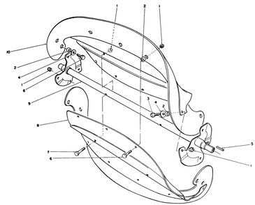 Rotor Assembly Diagram and Parts List for 38186 0000001 - 0999999 Toro Snow Blower