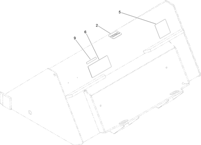 Narrow Bucket Assembly Diagram and Parts List for 22520 404750000 - 409899999 Toro Lawn Tractor Accessories