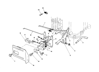Governor Assembly (Model No. Vmk9-5) Diagram and Parts List for 20925B 0000001 - 0999999 Toro Lawn Mower
