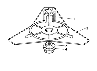 Flex Blade Kit 44-9870 (Optional) Diagram and Parts List for 51642 7000001 - 7999999 Toro Trimmer