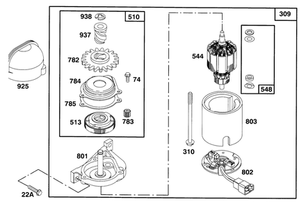 Engine Gts 150 Diagram and Parts List for 20820BC 5900001 - 5999999 Toro Lawn Mower