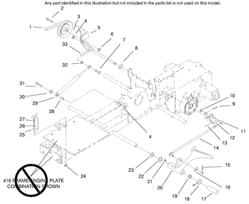 Clutch Diagram and Parts List for 73363 7900001 - 7999999 Toro Lawn Tractor