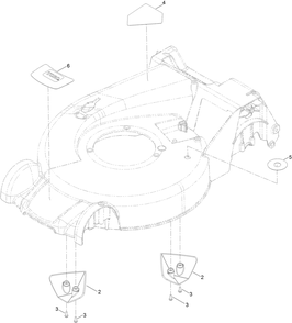 Housing Decal Assembly No. 117-4093 Diagram and Parts List for 21848 409411874 - 411699999 Toro Lawn Mower