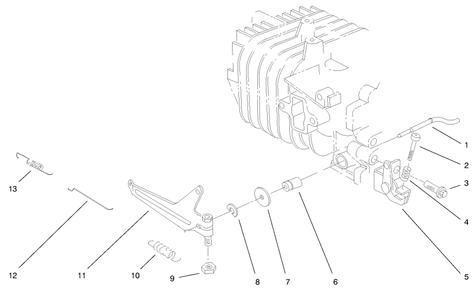 Engine Assembly (Model No. 38435 & 38436) Diagram and Parts List for 38436 8900001 - 8999999 Toro Snow Blower