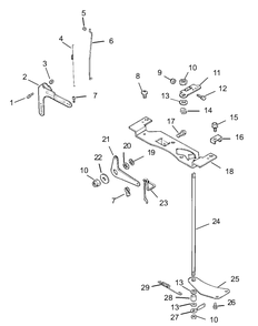 Part Location Diagram of 24126111-S Toro Bracket-Control