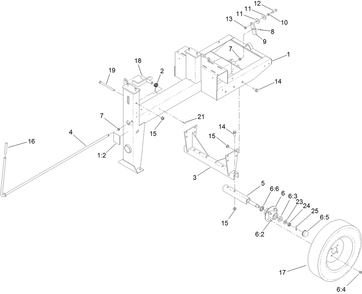 Part Location Diagram of ST81153 Toro Screw-Hsbh